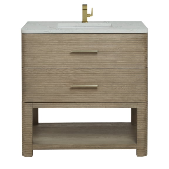 James Martin Vanities D704-V36-3Vsl Lucian 36" Free Standing Single Basin Vanity Set -