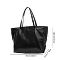 thumbnail image 3 of HaoXianJian Bags for Women Slouchy Tote Bag Soft Shoulder Purses Ladies Handle Handbag, 3 of 5