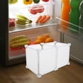 thumbnail image 4 of KAKOWELY Stair Storage Basket Freezer Organizer Bin Plastic Kitchen Use 1Set, 4 of 8