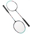 thumbnail image 4 of 2PCS Badminton Rackets Iron Alloy Frame Integrated Shuttlecock Racquets for Outdoor Sports, 4 of 14