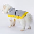 thumbnail image 1 of Dog Raincoat, Hooded Dog Rain Coats Adjustable Pets Rain Jacket Coat with Transparent Poncho, Reflective Strip, Slicker for Medium, Large, 1 of 7