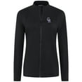thumbnail image 2 of Women's Levelwear Black Colorado Rockies Mesa Insignia 2.0 Full-Zip Jacket, 2 of 3