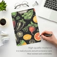 thumbnail image 3 of FORMRS Acrylic Clipboard with Low Profile Clip Standard A4 Letter Size, 12.5" x 9", Fruit Vegetables Pattern, 3 of 8