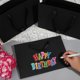 thumbnail image 3 of Bolsas de regalo STOBOCTER 12 piezas Kraft negras 32x10x22 cm, 3 of 7