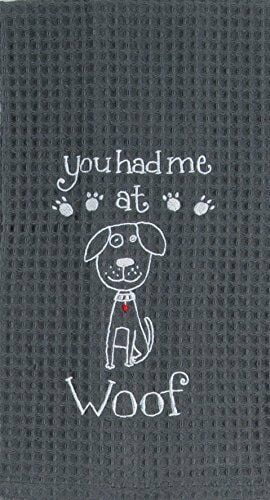 I Woof You Heart Valentine's Day Kitchen Towels