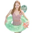 thumbnail image 2 of Likrtyny Anillo Natación Inflable Juegos Playa Verano para Fiesta en La Piscina Verano (Verde 90), 2 of 9