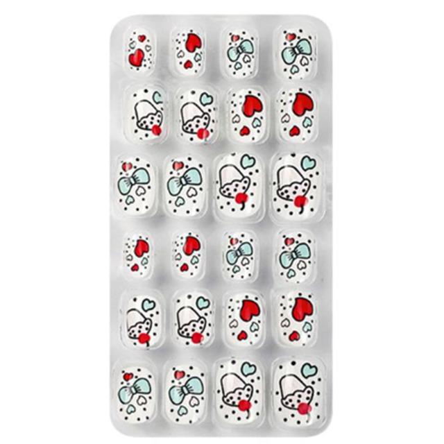 Flame Patterns Kid\‘s Manicure Charming Bright Luster Rhinestones for Kids Girls Nail Decor 91