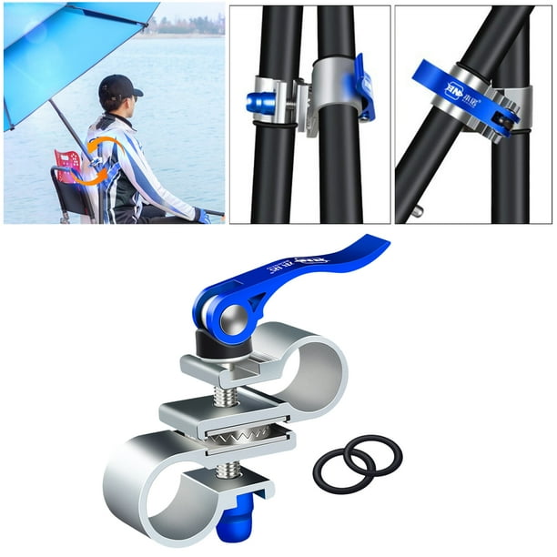 Bunblic Adjustable Fishing Umbrella Stand Holder Aluminum Alloy Fixed Accessories Install Portable Removable Umbrella Rod For Fishing Chair Garden - 8