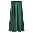 thumbnail image 4 of ZHOGXU Elegant Midi Skirts For Womens Solid Color High Waist Straight With Slit Party Club Wear, 4 of 4