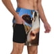 thumbnail image 2 of Balery Blue Sky Meadow Cute Cow Bañador para hombre, shorts de playa de secado rápido con entrepierna y forro de compresión-X-Large, 2 of 6