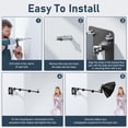 thumbnail image 2 of Ring Light Mount Anautin, soporte de pared, brazo triangular, 2 of 6