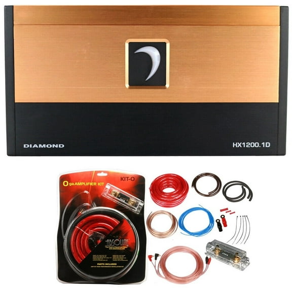 Diamond Audio HX1200.1D HEX Series Monoblock Class-D Car Audio Amplifier   0 Gauge Amplifier
