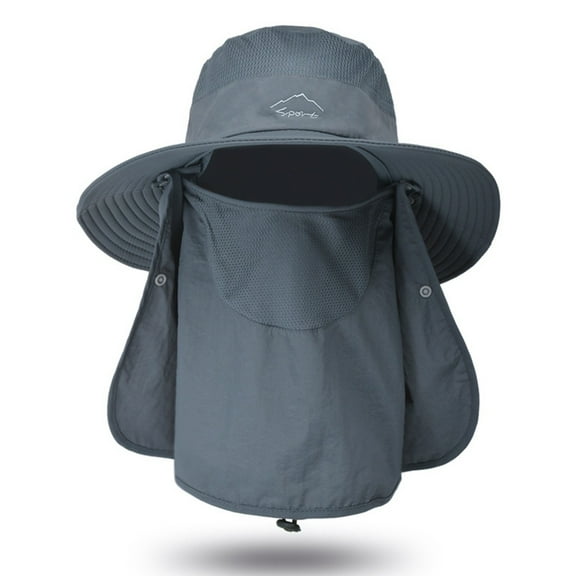 Sun Cap with Removable Face and Neck Protection