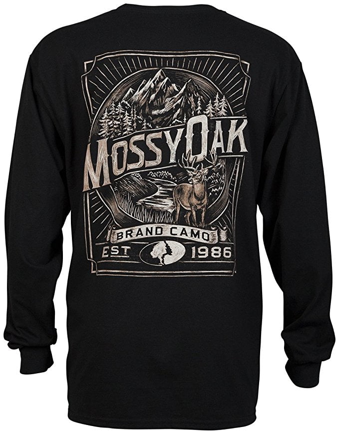 Mossy Oak Camo Long Sleeve Hunting T 