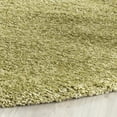 thumbnail image 4 of SAFAVIEH California Plush Solid Shag Area Rug, Green, 6'7" x 6'7" Round - Modern Design, Green, Non-Shedding & Easy Cleaning, Ultra Plush Thick Pile, Ideal for Living Room, Bedroom, 4 of 12