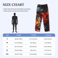 thumbnail image 4 of Vsdgher 60s Western Skull Cowboy Print Mens Pajama Pants Sleep & Lounge Pants, PJ Bottoms With elastic waistb and Pockets, 4 of 5