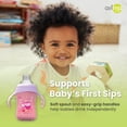 thumbnail image 5 of Avima Baby Sippy Cup, Trainer, Soft Spout, Spill-Proof, BPA-Free, 10 oz, Pink, 2 Count, 5 of 7