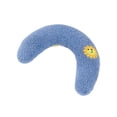 thumbnail image 1 of Dog Pillow Fashion Cozy U Sleeping Accessory Pets Shaped Soft Cat Pillows Pattern Washable Neck Protection Head Mat Pets Rabbit Sleepy Indoor Home Blue, 1 of 9