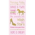 thumbnail image 2 of Gibbons, Lauren 11x18 White Modern Wood Framed Museum Art Print Titled - Princess Pink Dreams 2, 2 of 4