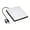 White, variant on External CD/DVD Drive For Laptop CD DVD Player USB 3.0 Type C Portable Optical Drive CD Burner For Windows 10 11 Linux Mac OS ,Fast USB 3.0