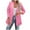Pink, variant on Ozmmyan Fashion Women Casual Pockets Long Sleeve Casual Solid Coat Cardigan Blouse
