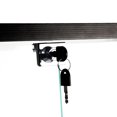 thumbnail image 5 of Black Tempered Glass Display Cabinet With Remote Controlled Led Strip - 74.06" Tall, 31.81" Long, 13.39" Wide, For Modern Home Decor Storage Built-in Lights Height, Length, Width, Multiple Rooms, 5 of 7