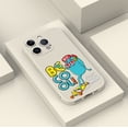 thumbnail image 4 of Añade un toque de fantasía a tu iPhone con esta funda para teléfono plateada mate con estampado gráfico, 4 of 4