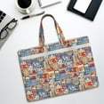 thumbnail image 6 of Pofeuu Set Of Travel Vintage Print Laptop Bag Carrying - Computer Bag Laptop Case Shoulder Slim Work Travel, 6 of 8