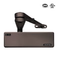 thumbnail image 2 of Extra Heavy Duty, Commercial Door Closer D9000DA, ANSI Grade 1, UL 3 Hour Fire Rated, ADA Compliant, Delayed Action, Adjustable Spring Size 1-6 for Doors (44-330LB/30-60 in), Indoor/Outdoor (Bronze), 2 of 6