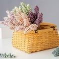 thumbnail image 6 of Morttic 6 PCS/Bouquet Foam Flowers Bulk, Artificial Vanilla Berry Spike Flowers Cereals Plant Heap for Home Wall Party Decor (Blue), 6 of 6