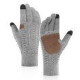 thumbnail image 1 of Guantes De Punto Cálidos De Invierno Unisex Pantalla Táctil A Prueba De Viento Guantes Forrados De Lana Guantes De Esquí Antideslizantes Para Deportes Al Aire Libre Ciclismo Eigraketly AP006518-11, 1 of 6