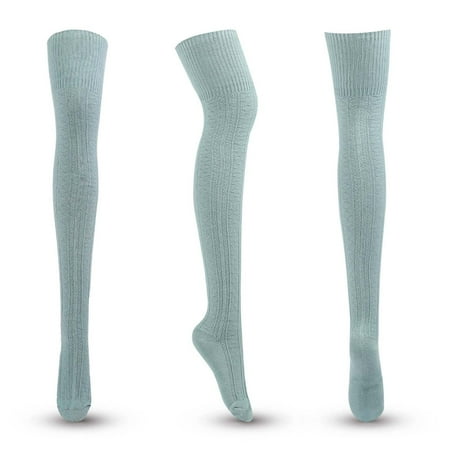 

Sgcylowq Cotton Thigh High Elastic Stockings Stay-up Stockings Knee High Pantyhose for Women Autumn Winter