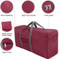 thumbnail image 6 of REDCAMP 100L Extra Large Duffle Bag, Lightweight Foldable Travel Duffel Luggage Bag for Outdoor Camping, Water Resistant All Seasons, Red, 6 of 7