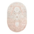 thumbnail image 3 of Unique Loom Madeline Vintage Collection Area Rug - Jackson (6' 1" x 9' Oval Rose Pink/Ivory), 3 of 7