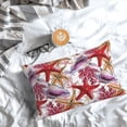 thumbnail image 5 of Pofeuu Coral Reef Print Polyester Microfiber Plush Pillowcases, Super Soft and Cozy Pillow Case Covers with Envelop Closure（Pillow core not included）-20"x30", 5 of 6