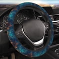 thumbnail image 4 of Kdxio Celestial Stag Cosmic Glow Print Elastic Stretch Steering Wheel Cover,Auto Steering Wheel Cover,15 Inch Anti-Slip,Warm in Winter and Cool in Summer,Fit Suvs,Vans Cars,Trucks, 4 of 5
