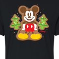 thumbnail image 3 of Disney - Mickey Cookie - Juniors Cropped Cotton Blend T-Shirt, 3 of 5