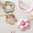 thumbnail image 4 of TIELUTT Floral Petal 6 Compartment & Jewelry Organizer Flower Daily Organizer Small Food Organizer for Pantry Lunch Bag Containers Rice Container Storage 25lbs Kitchen Storage Food Storage Glass, 4 of 7