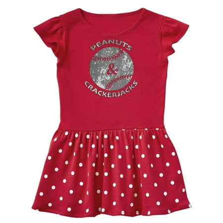 

Inktastic Peanut And Crackerjacks Gift Toddler Girl Dress
