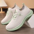 thumbnail image 6 of AUDeals Women's Orthopedic Walking Shoes, Lightweight Slip On Sneakers with Arch Support for Plantar Fasciitis (Green, 7), 6 of 8