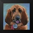 thumbnail image 2 of Golubski, Becky 12x12 Black Modern Framed Museum Art Print Titled - Hound Dog, 2 of 5