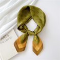 thumbnail image 1 of Pañuelo cuadrado pequeño de seda para mujer, banda para el pelo para primavera y otoño, verano, protección para el cuello, estilo extranjero, para estudiantes, bufanda decorativa profesional, 1 of 6