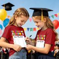 thumbnail image 2 of Y-Sunset Kids Last Day of School Autograph T-Shirt, Boys Girls Funny "Sign My Shirt" Graduation Short Sleeve Tee, Preschool Elementary School Graduation Memory Shirt(Red/4-5 Years), 2 of 4