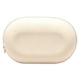 thumbnail image 2 of HomelyJoy Elegant White Silicone Makeup Bag, Premium Water Resistant Travel Toiletry Zipper Pouch, Portable Large Capacity Cosmetic Storage Organizer, 7.48x4.72 In, 2 of 5