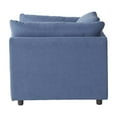 thumbnail image 5 of Roundhill Furniture Enda Oversized Living Room Pillow Back Cuddler Arm Chair with Ottoman, 5 of 7