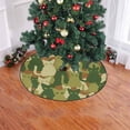 thumbnail image 2 of FMSHPON Cute Cat Camo Xmas Christmas Tree Skirt Stand Mat for Holiday Party Decoration Indoor Outdoor 36 inches, 2 of 3
