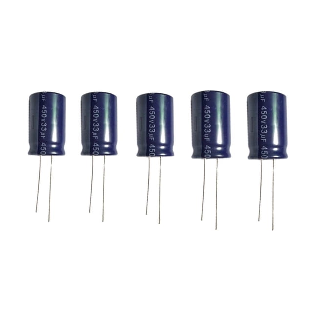Condensador Electrolítico de Aluminio 5x 33uf 450V para Fuente de Alimentación de Interruptor LED de TV Gloria 5 condensadores electrolíticos.