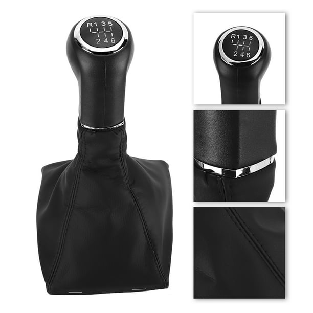 Pomo de cambio de marchas, pomo de cambio de marchas para coche de 6 velocidades, pomo de cambio de marchas, fuelle para pomo de cambio de marchas Mejore su experiencia