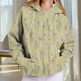 thumbnail image 2 of Taqqpue Women's Casual Hoodies Casual Printed Long Sleeve Lightweight Hooded Pullover Tops Loose Plus Size Sweatshirt with Pocket, 2 of 7