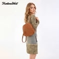 thumbnail image 5 of Montana West Purse Medium Backpack for Women Anti Theft Backpacks with Secured Zipper, Brown, 5 of 6
